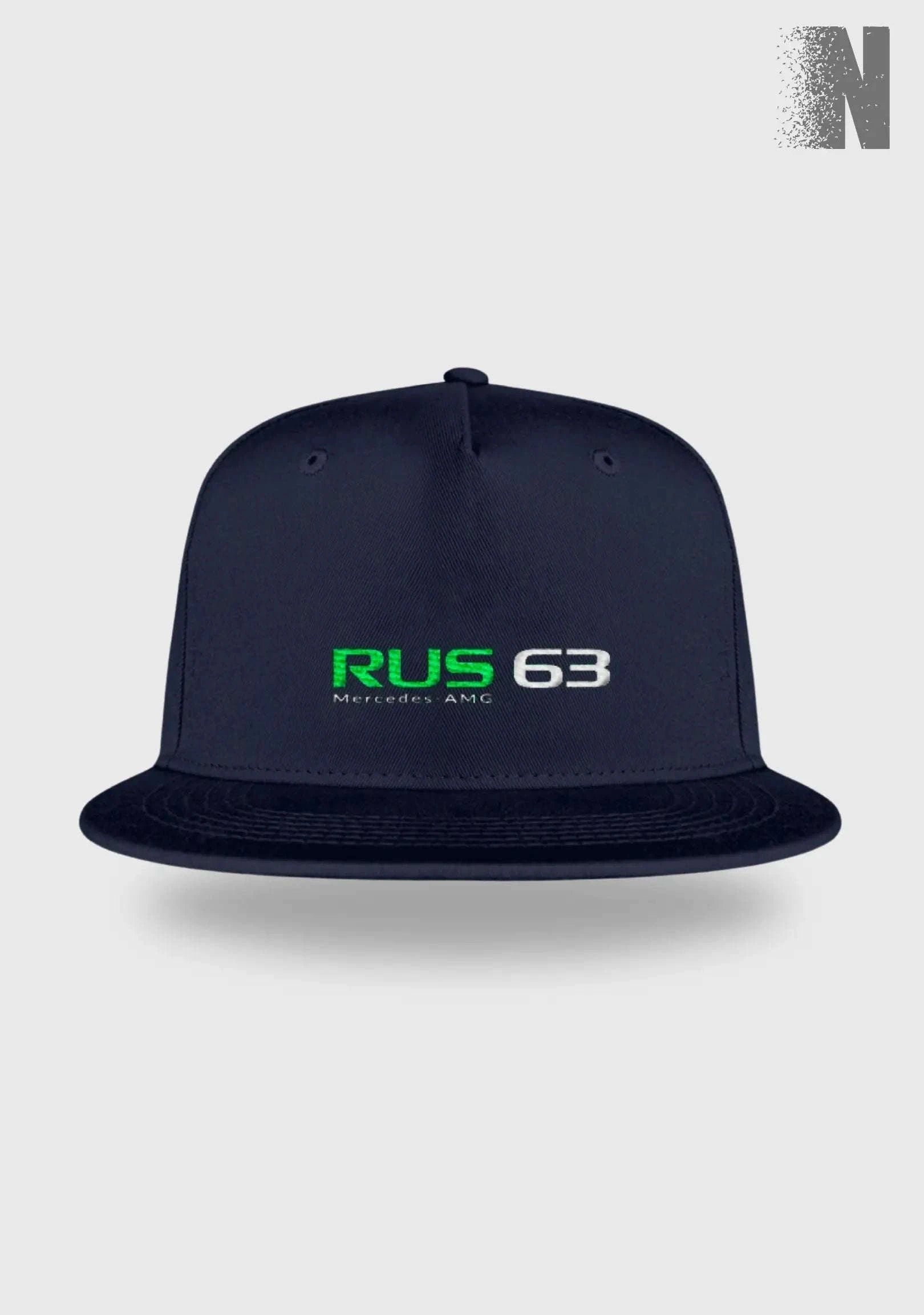 Image of Racer’s Lounge Snapback RUS 63 - Snapback mit Stick Snapback mit Stick Novawear Oxford Navy OneSize
